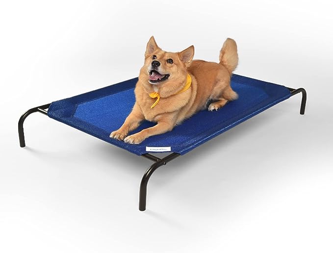 Coolaroo The Original Cooling Elevated Dog Bed, Indoor and Outdoor, Large, Aquatic Blue Coolaroo The Original Cooling Elevated Dog Bed, Indoor and Outdoor, Large, Aquatic Blue