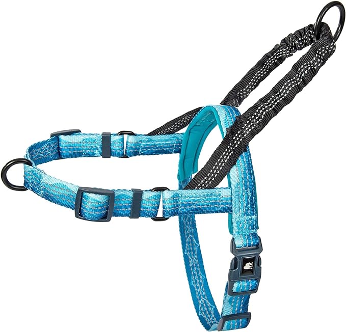 Leashboss No Pull Dog Harness, Easy Walk for Small, Medium, and Large Pets, Reflective with Rear and Front Clip Attachment Leashboss No Pull Dog Harness, Easy Walk for Small, Medium, and Large Pets, Reflective with Rear and Front Clip Attachment
